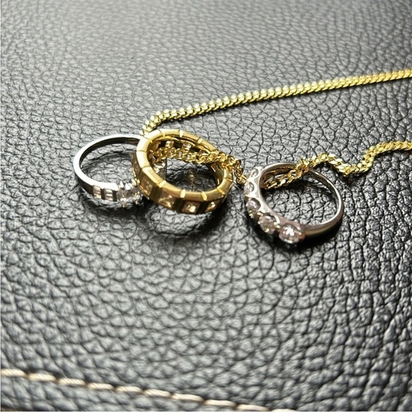 For Love or Lemons x Luv AJ Marry Me Charm Necklace Gold NEW - Picture 5 of 6